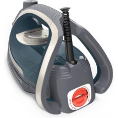 Tefal Ultragliss FV6842E0 Steam Iron 2800W - Efficient Blue Grey White Iron for Effortless Wrinkle Removal